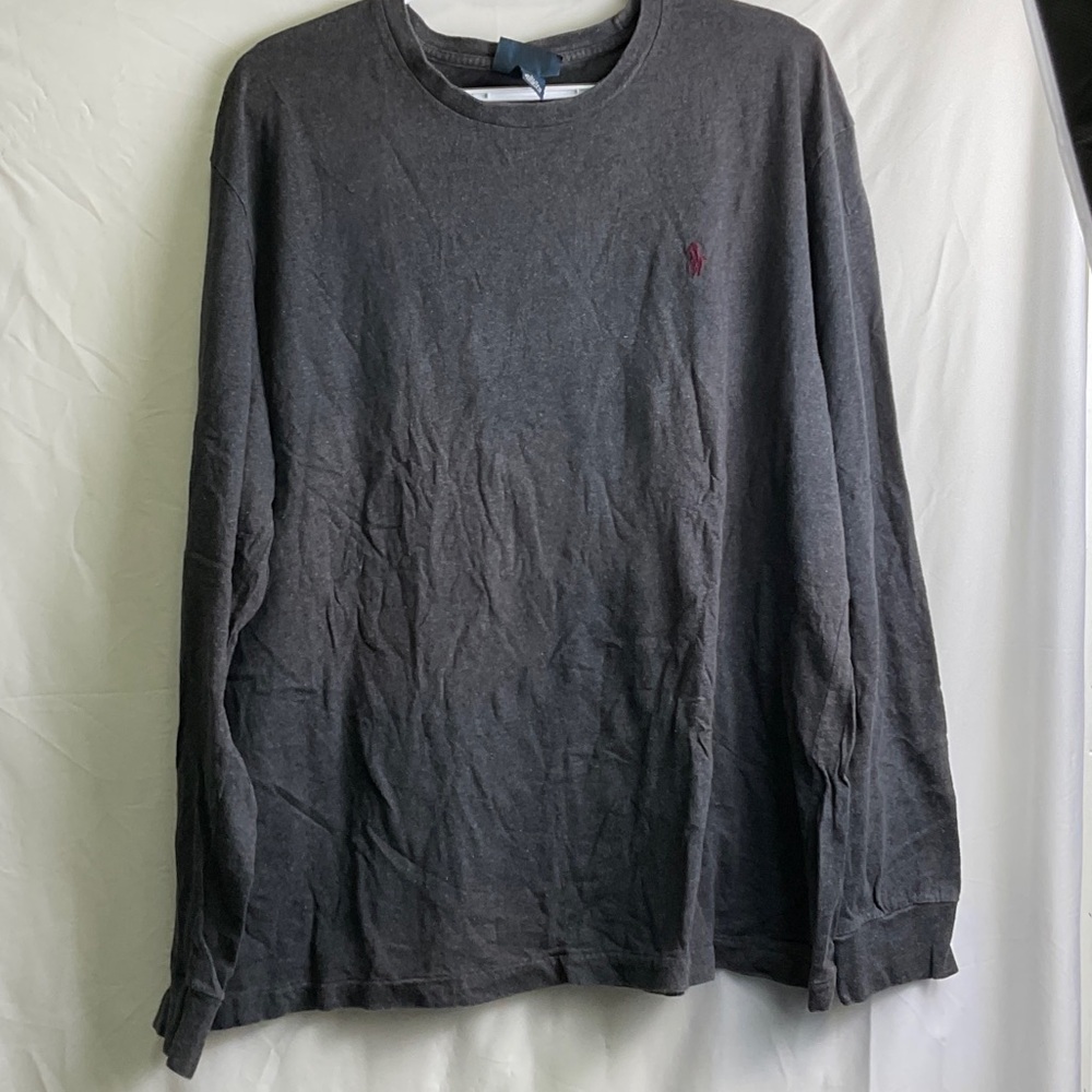 Ralph Lauren Dark Gray Long Sleeve Tee NWOT